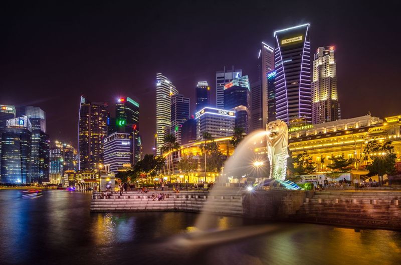 Singapore skyline home of DBS bank launching tokenized gold for retail investors