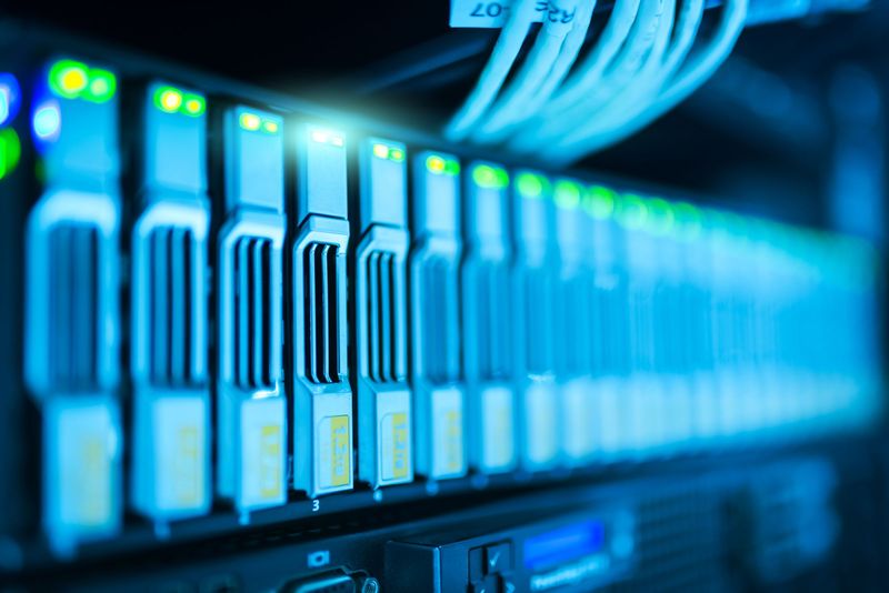Server hardware running Zcash full node infrastructure